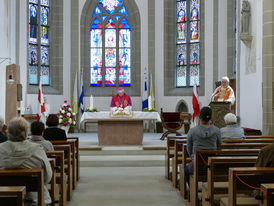 Bonifatiusandacht mit Weihbischof Prof. Dr. Karlheinz Diez in St. Crescentius (Foto: Karl-Franz Thiede)